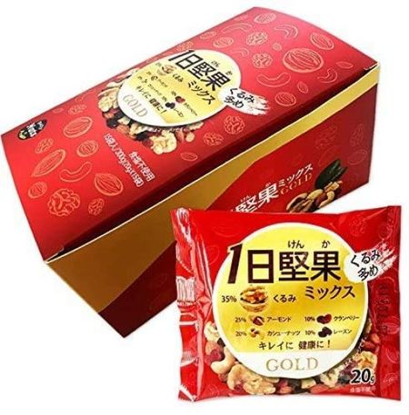 1 Day Kenbi Nut Mix Gold коробки 1 коробка всего 7 коробок [15 пакетиков] 6 + бонус,
