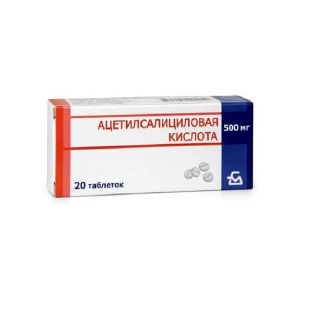 Ацетилсалициловая Кислота Таб.500Мг N20
