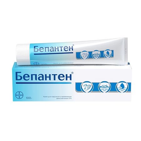 Бепантен Крем Д/Наружн.прим.5% Туба 100Г №1