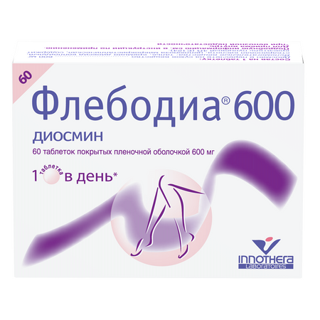 Флебодиа 600 Таб.п.о.600Мг №60