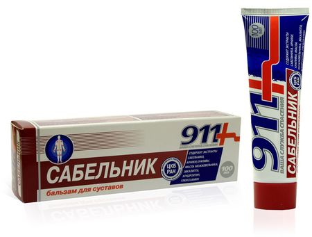 911 Сабельник Гель-Бальзам Для Суставов 100Мл