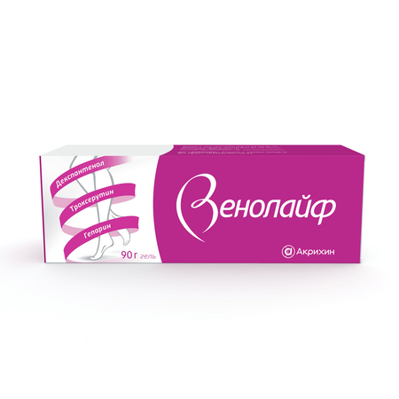Венолайф Гель Д/Наружн.прим.0,25%+5%+2% Туб.90Г