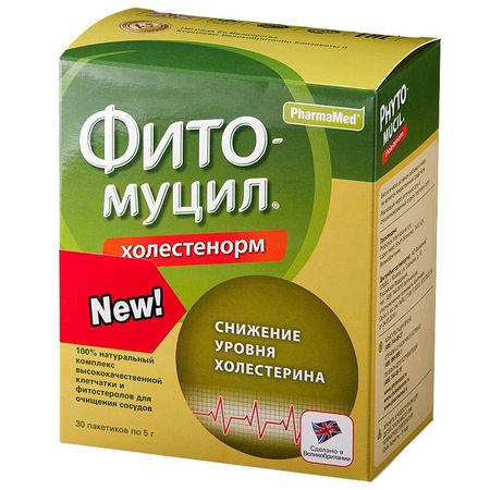 Фитомуцил Холестенорм Пор.д/Приема Внутрь Пак.5Г №30