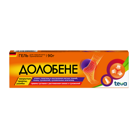 Долобене Гель Д/Наружн.прим.туба 90Г