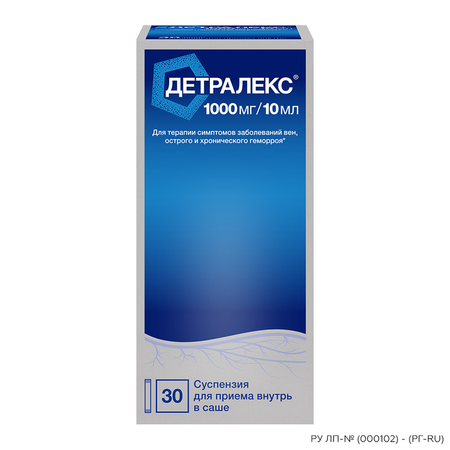 Детралекс Сусп.д/Приема Вн.1000Мг/10Мл Саше 10Мл №30