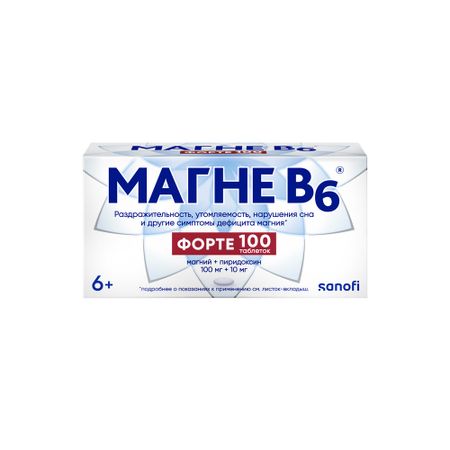 Магне В6 Форте Таб.п.п.о.№100