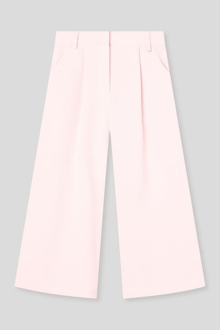 Брюки хлопковые с защипами свободного кроя IDO 3300₽