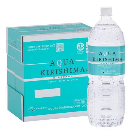 Силикатная вода 2 л 6 бутылок AQUA KIRISHIMA минеральная вода природная вода AQUA KIRISHIMA вода средней жесткости соответствует тесту качества воды PFAS без добавок