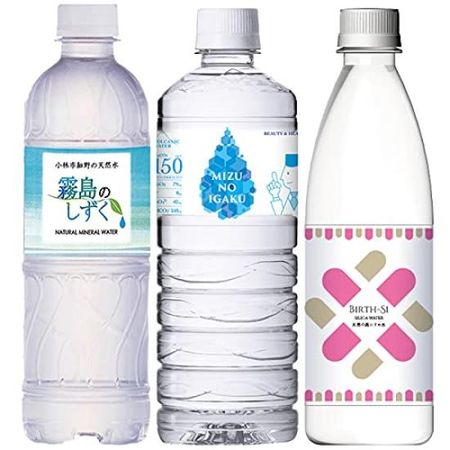 24 бутылки комбинаций кремниевой воды MIZU NO IGAKU Kirishima Drops [3 вида] [Набор] / / Birth-Si /