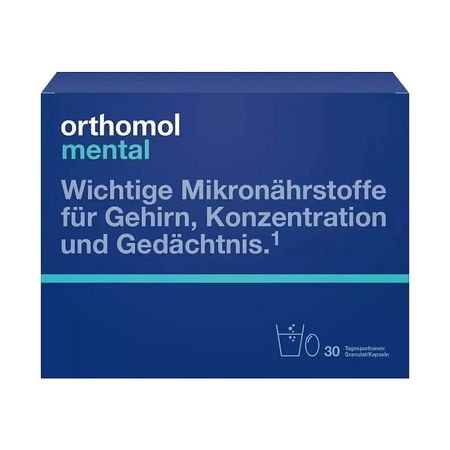 Ортомол Ментал Набор Пор.+ Капс.№30