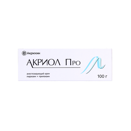 Акриол Про Крем Д/Мест. И Наруж. Прим.2,5%+2,5% 100Г