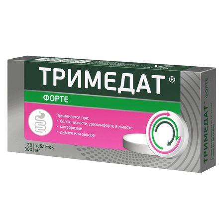Тримедат Форте Таб.пролонг.п.п.о.300Мг №20