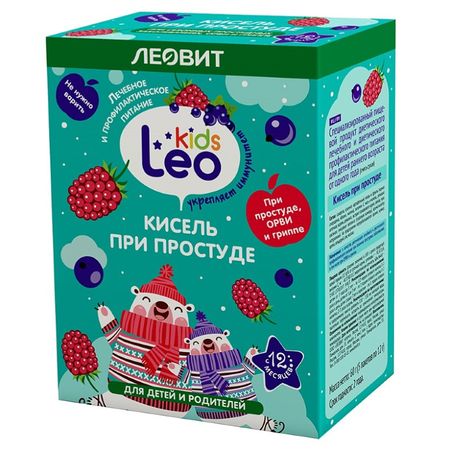 Леовит Лео Кидс Кисель При Простуде Для Детей Пак.12Г №5