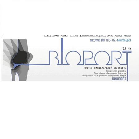 Биопорт Протез Синовиальной Жидкости 1,5% Шприц 2,5Мл №1