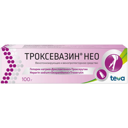 Троксевазин Нео Гель Д/Наружн.прим.туба 100Г №1