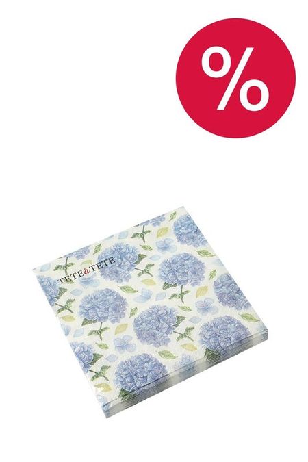 Салфетки 3-х слойные Ритмичная гортензия 20 шт Paw 270₽