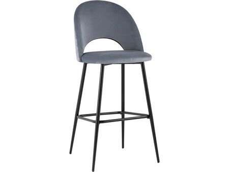 Стул барный divanru Меган Velvet Grey 10290₽