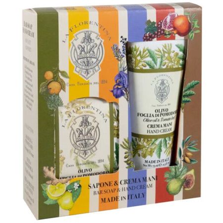 Набор La Florentina Olive Oil & Tomato Leaf крем для рук 75 мл + мыло 106 г