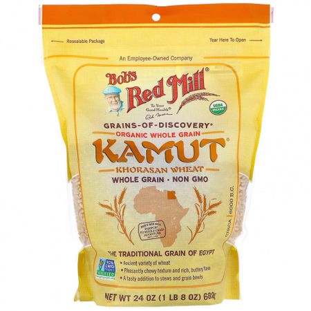 Bob's Red Mill, Kamut, органические цельные зерна, 680 г (24 унции)