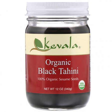 Kevala, Паста из органического черного кунжута, 340 г (12 унций)