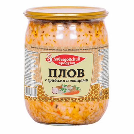 Закуска Плов Давыдовский продукт с грибами, 510 г