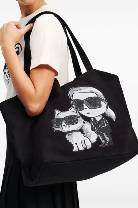 Сумка шоппер с логотипом Ikon Karl Lagerfeld 9790₽