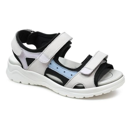 Женские сандалии Solidus, Special, серый, голубой, сиреневый