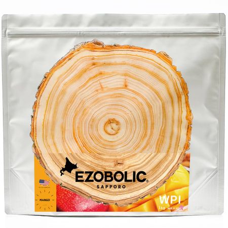 Изолят сывороточного протеина EZOBOLIC WPI 3 кг со вкусом манго из специализированного магазина протеинов EZOBOLIC из Хоккайдо, отечественное производство [порция 29,3 г]