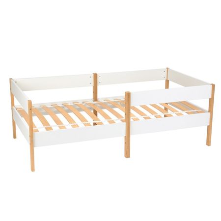 Кровать детская Polini kids Simple 3435, 1658×580×884 мм, цвет белый/серый купить недорого