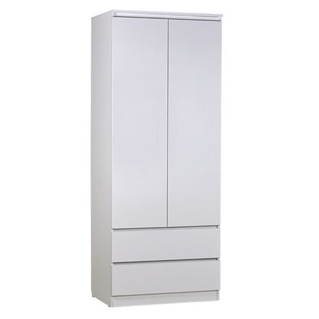 Шкаф двухсекционный Polini kids Simple 1910, с ящиками, 804×505×2000 мм, цвет белый купить недорого