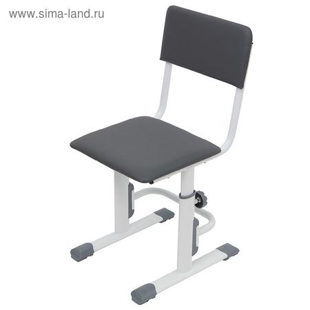 Стул для школьника регулируемый Polini kids City/ Polini kids Smart L, цвет белый-синий купить недорого