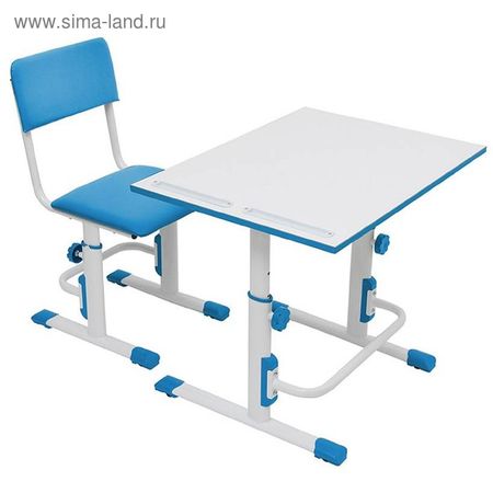 Растущая парта-трансформер Polini kids Simple М1 75 х 55 см, цвет белый/макиато купить недорого