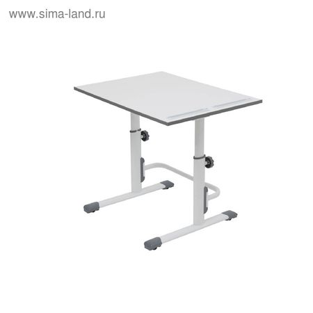 Растущая парта-трансформер Polini kids Simple М1 75 х 55 см, цвет белый/макиато купить недорого