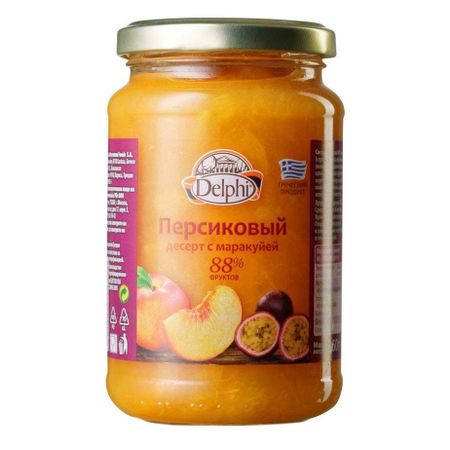 Десерт Delphi персиковый с маракуйей 360 г