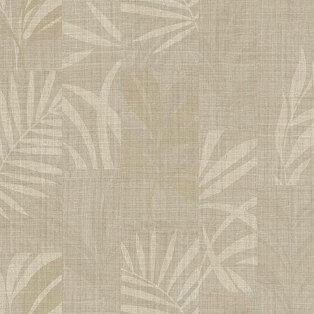 Обои Zambaiti Parati Trussardi VII 18924 Винил на флизелине (0,7*10,05) Серый/Бежевый, Геометрия/Листья/Рогожка