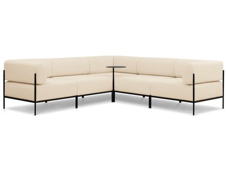 Модульный диван divanru Нолан-B 2 Textile Sand 198440₽