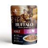 Mr. Buffalo Adult Sensitive влажный корм для котов и кошек с чувствительным пищеварением, с индейкой, кусочки в соусе, в паучах