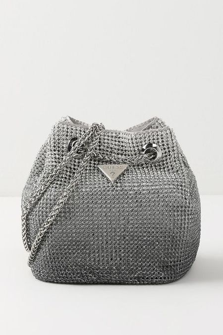 Сумка мешок со стразами Zalina Guess 10990₽