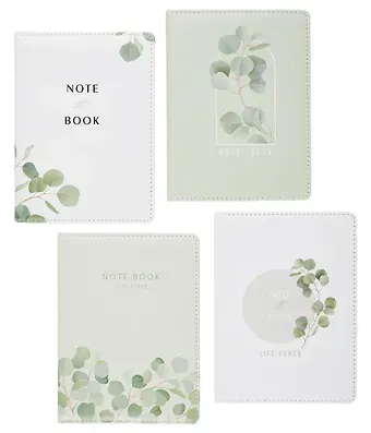 Записная книжка А6+ 96л кл. "Flowers" обложка PU, ассорти