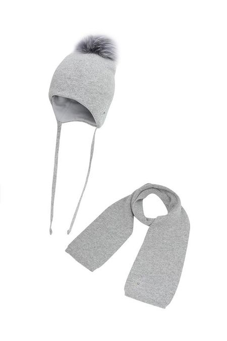 Комплект из шапки с помпоном и шарфа Silver Spoon Outdoor