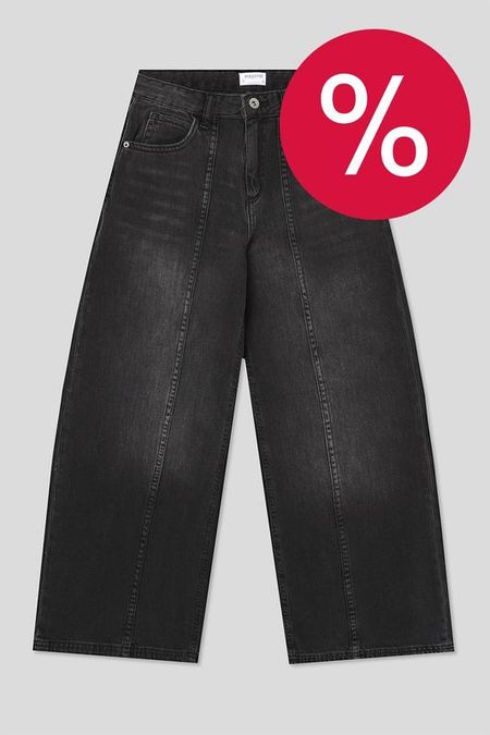 Джинсы широкого кроя со швами спереди Mayoral 3490₽