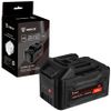 Аккумулятор Deko R-UNV6.0 ULTRA+, Li-ion, 20В, 6.0А*ч, с повышенной токоотдачей, черный Аккумулятор Deko R-UNV6.0 ULTRA+, Li-ion, 20В, 6.0А*ч, с повышенной токоотдачей, черный