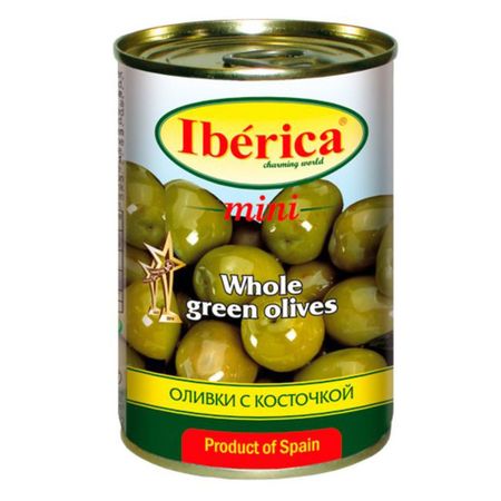 Оливки Iberica с косточкой 300 г