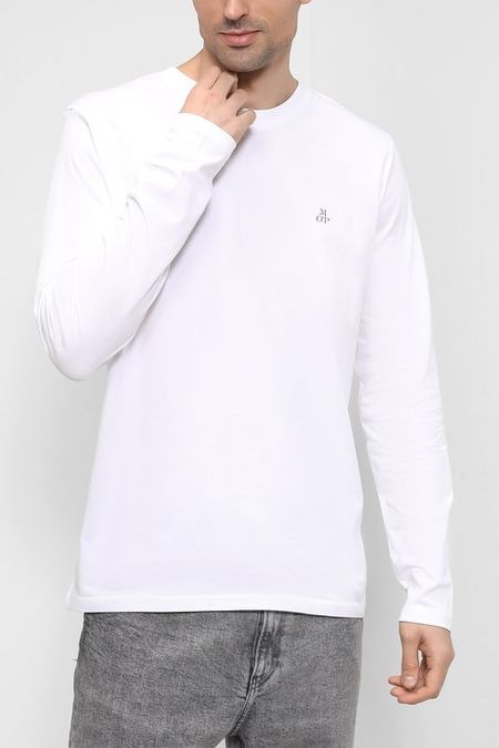 Хлопковый лонгслив с логотипом Marc OPolo 4192₽