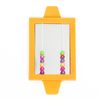 Игрушка для птиц «Зеркало с бусами», 13×6.7 см, цвет МИКС