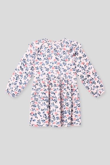 Платье трикотажное с рюшами и принтом Minymo 2250₽