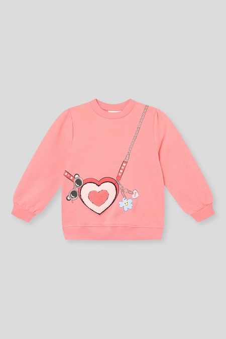 Свитшот хлопковый с аппликацией Minymo 1725₽