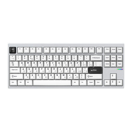 MCHOSE GX87 Huano Matcha Latte v2 RGB Silver Anodic Oxidation RU 16990₽