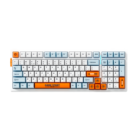 MCHOSE G98 Pro Snow Tiger Switch RGB Orange and Blue RU 13990₽