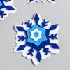 Декор для творчества войлок "Снежинка резная"  7х7 см